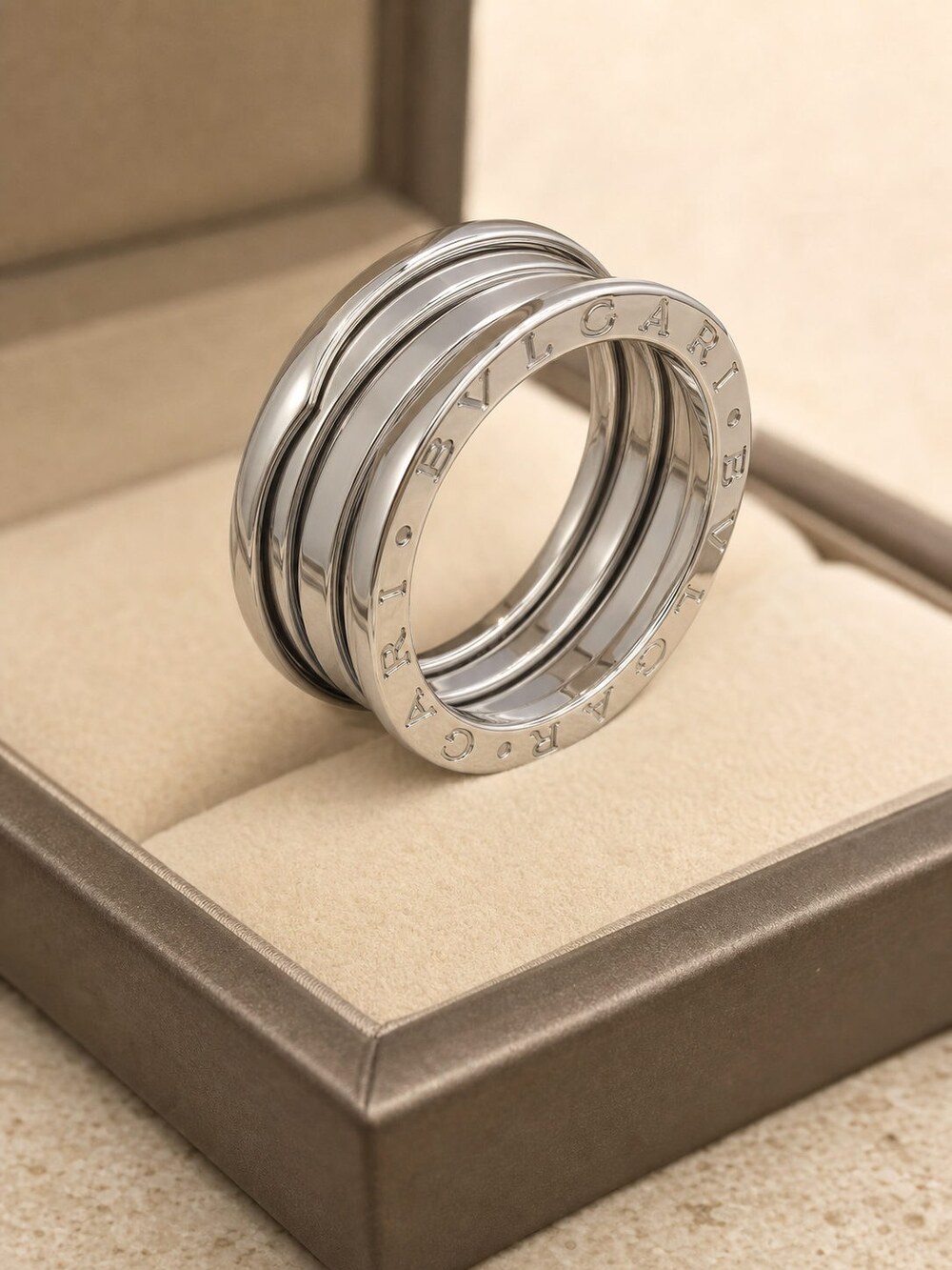 Bulgari Refined Statement Ring Style 3 | New with Box - Picture 3 of 9